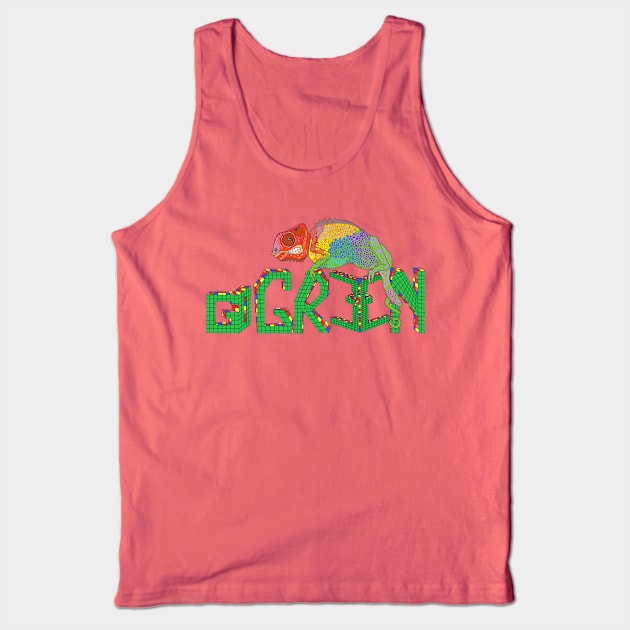 Go Green Tank Top by MisconceivedFantasy